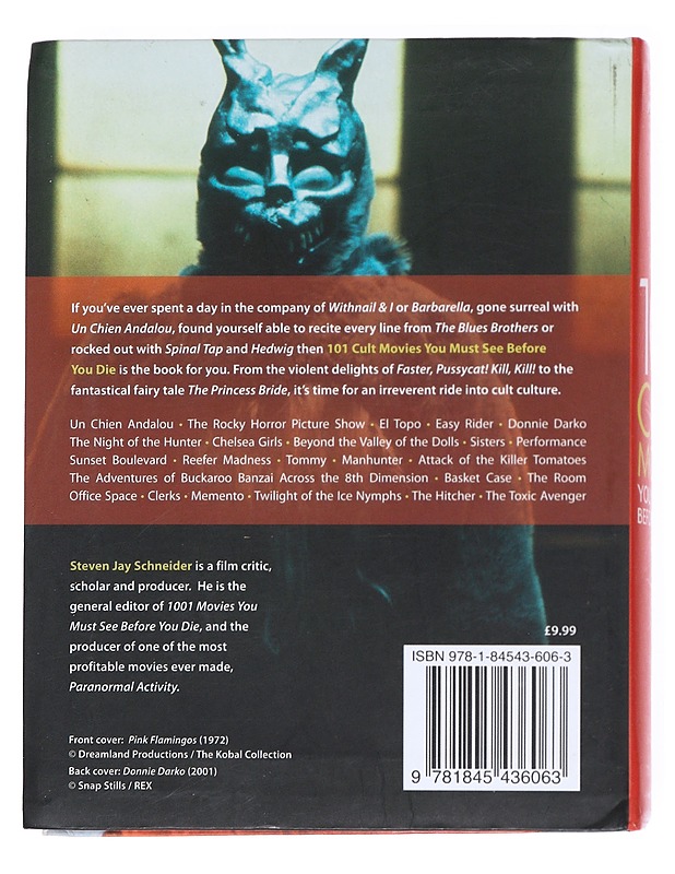 101 cult movies you must see before you die - Steven Jay Schneider - Musiikki- ja elokuvakirjat - 10105537543 - 1