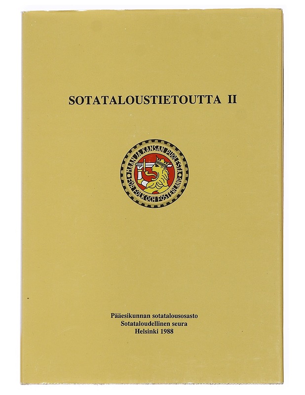 Sotataloustietoutta II - Pääesikunnan sotatalousosasto, Sotataloudellinen seura - Tietokirjat ja oppaat - 10105537571 - 0