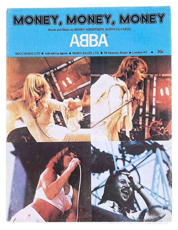 Money, Money, Money - ABBA - Musiikki- ja elokuvakirjat - 10105537591 - 0