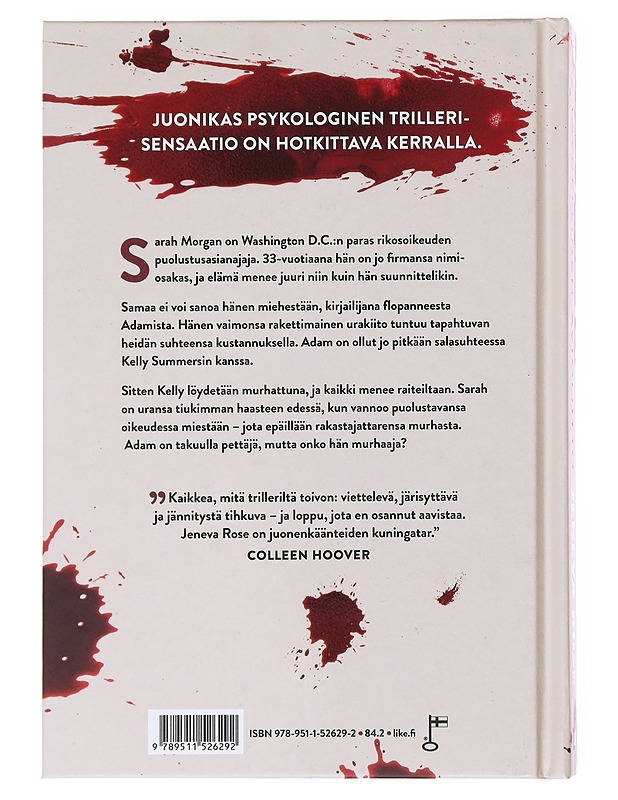 Täydellinen avioliitto - Rose, Jeneva - Jännitys ja dekkarit - 10105537613 - 1