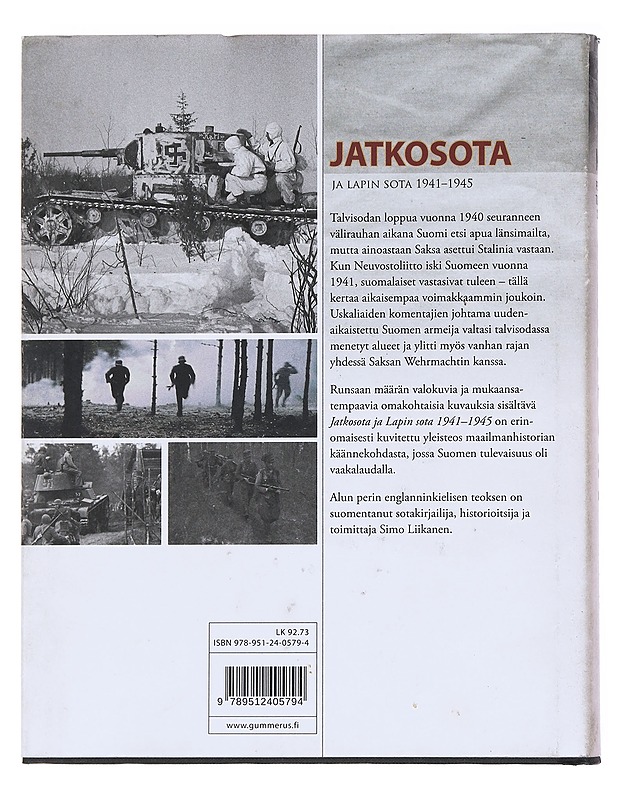 Jatkosota ja Lapin sota 1941-1945 - Nenye, Vesa - Historiakirjat - 10105537668 - 1