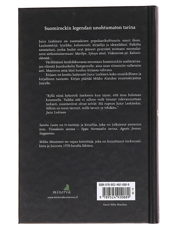 Juice - Luoto, Santtu - Elämäkerrat ja muistelmat - 10105537702 - 1