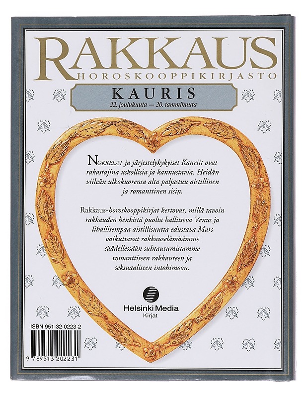 Rakkaus : Kauris ; 22. joulukuuta - 20. tammikuuta - Parker, Julia - Tietokirjat ja oppaat - 10105537705 - 1