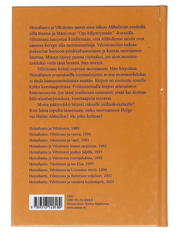 Heinähattu, Vilttitossu ja tanssiva konstaapeli - Nopola, Sinikka - Lastenkirjat - 10105537759 - 1