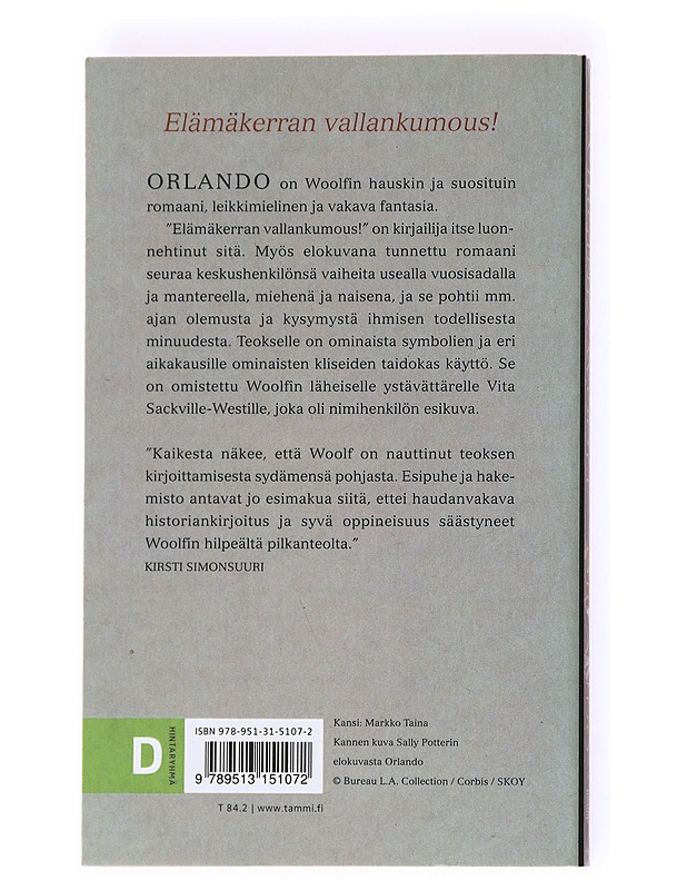 Orlando - Woolf, Virginia - Romaanit ja novellit - 10105537826 - 1