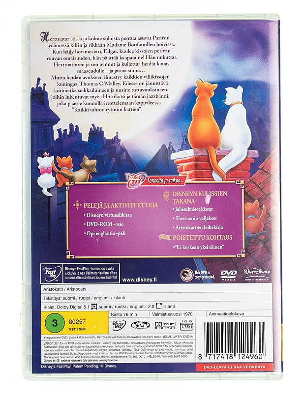 Aristokatit DVD - DVD-elokuvat - 10105537848 - 1