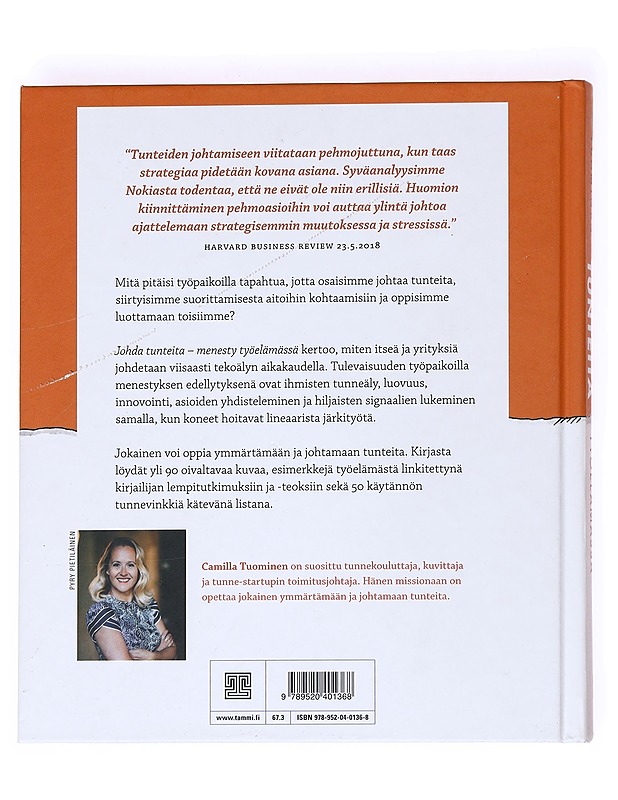 Johda tunteita : Menesty työelämässä - Camilla Tuominen - Tietokirjat ja oppaat - 10105537873 - 1