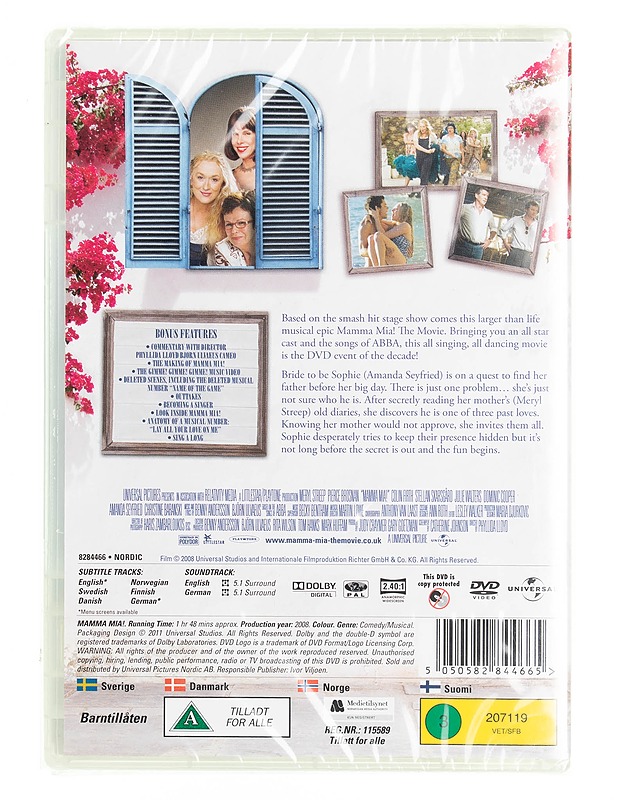 Mamma Mia DVD  - DVD-elokuvat - 10105537904 - 1