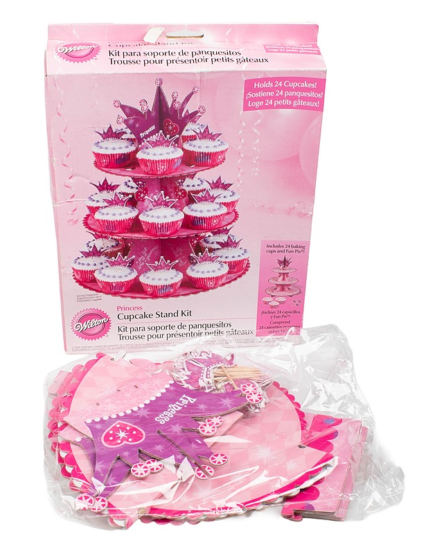 WILTON Princess Cupcake Stand Kit kuppikakkuteline - Tarjoiluastiat - 10105537941 - 0