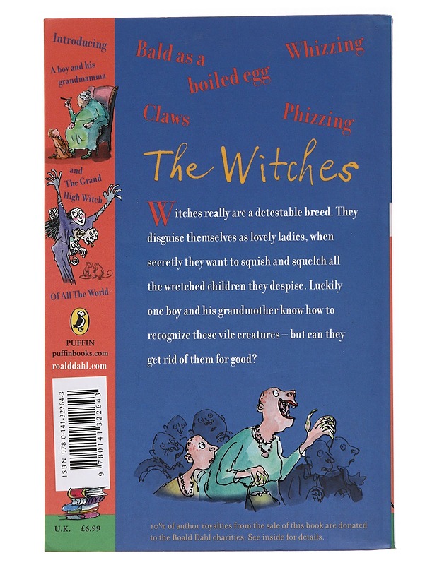 The witches - Dahl, Roald - Lastenkirjat - 10105537943 - 1