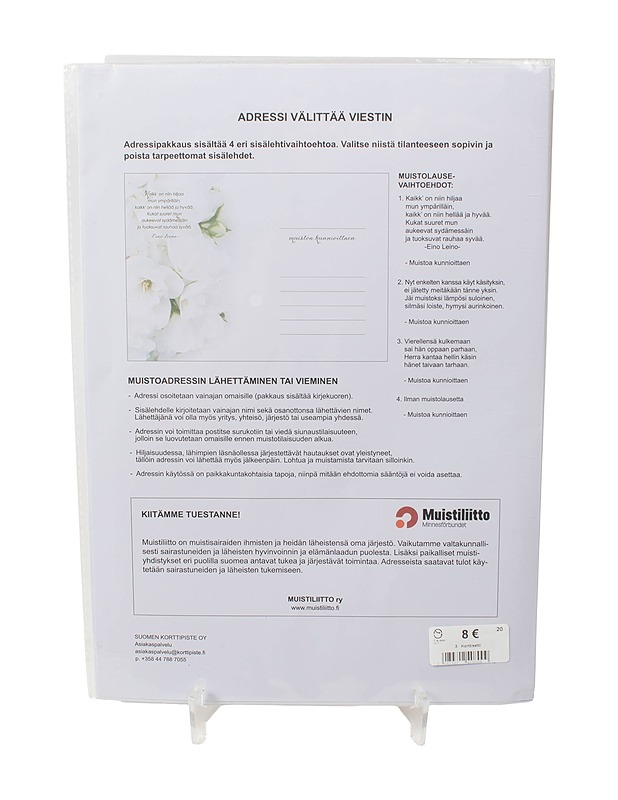 Adressi ja kirjekuori - Askartelu - 10105537955 - 2