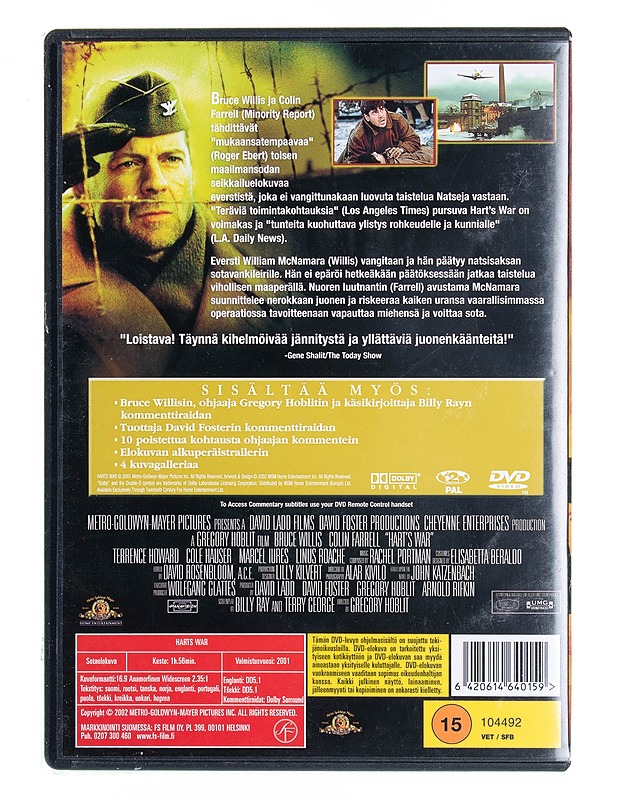 Hart's War - DVD - DVD-elokuvat - 10105537968 - 1