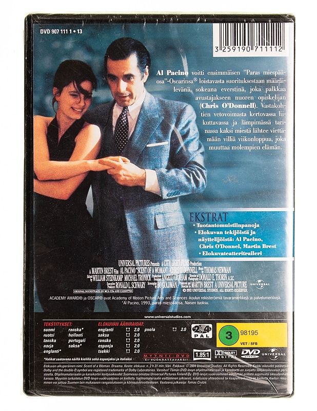 Naisen tuoksu DVD - DVD-elokuvat - 10105537975 - 1