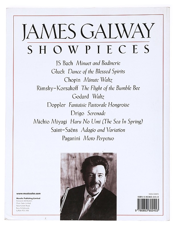 Showpieces arranged for flute and piano - Galwaym James - Tietokirjat ja oppaat - 10105537978 - 1