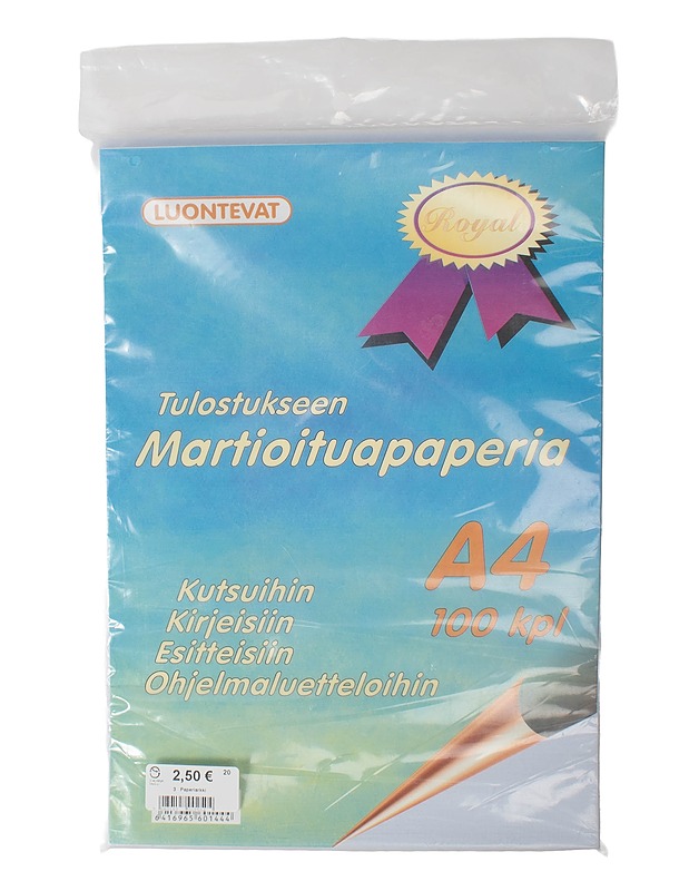 LUONTEVAT Royal martioitu paperi A4, 100 kpl - Askartelu - 10105537979 - 0