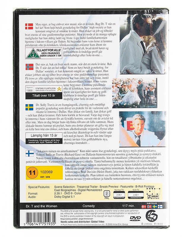 DR T. and the Women DVD  - DVD-elokuvat - 10105538008 - 1