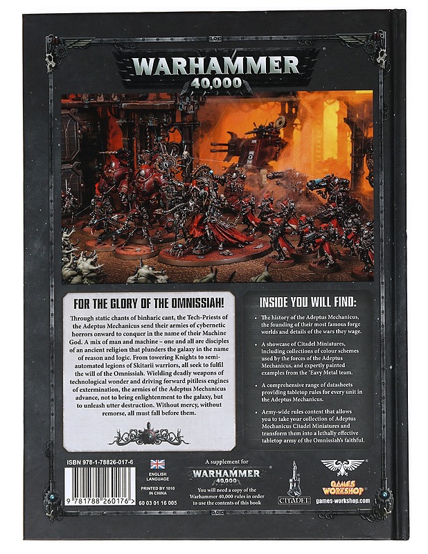 Warhammer 40k Codex Adeptus Mechanicus - Harrastekirjat - 10105538011 - 1