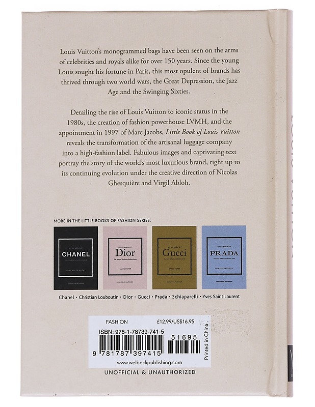 Little book of Louis Vuitton / the story of the iconic fashion house - Karen Homer - Elämäkerrat ja muistelmat - 10105538012 - 1