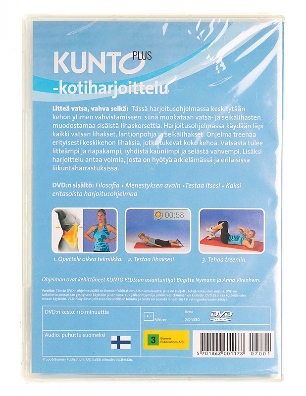 Litteä vatsa, vahva selkä DVD  - DVD-elokuvat - 10105538014 - 1