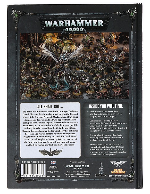 Warhammer 40k Codex Heretic Astartes Death Guard - Games Workshop - Harrastekirjat - 10105538020 - 1