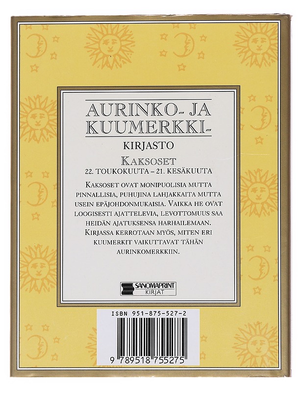 Kaksoset : 22. toukokuuta - 21. kesäkuuta - Parker, Julia - Harrastekirjat - 10105538039 - 1