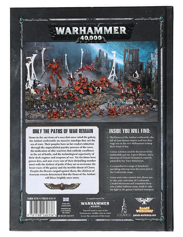 Warhammer 40k Codex Craftworlds - Games Workshop - Harrastekirjat - 10105538043 - 1