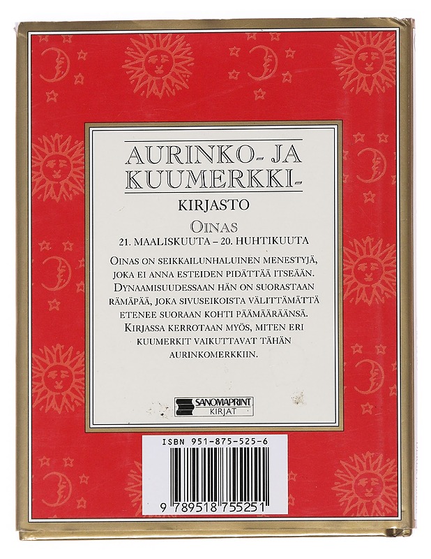 Aurinko- ja kuumerkkikirjasto : Oinas : 21. maaliskuuta - 20. huhtikuuta - Parker, Julia - Harrastekirjat - 10105538049 - 1