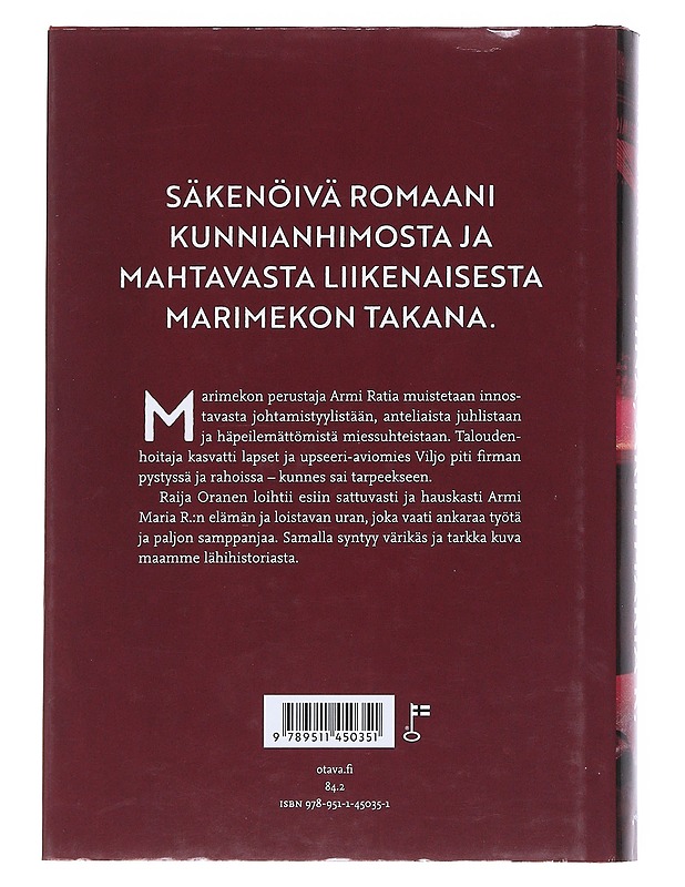 Minä, Armi Maria R. - Raija Oranen - Elämäkerrat ja muistelmat - 10105538055 - 1
