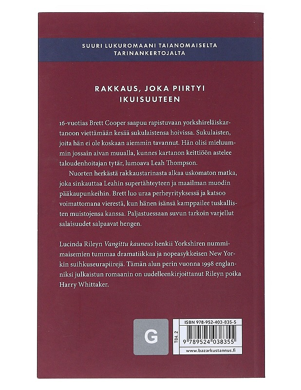 Vangittu kauneus - Riley, Lucinda - Romaanit ja novellit - 10105538093 - 1