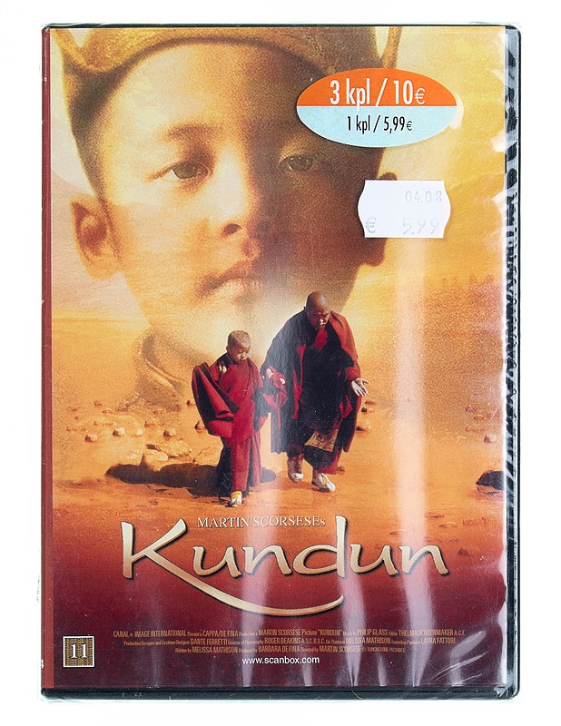 Kundun - DVD - DVD-elokuvat - 10105538108 - 0