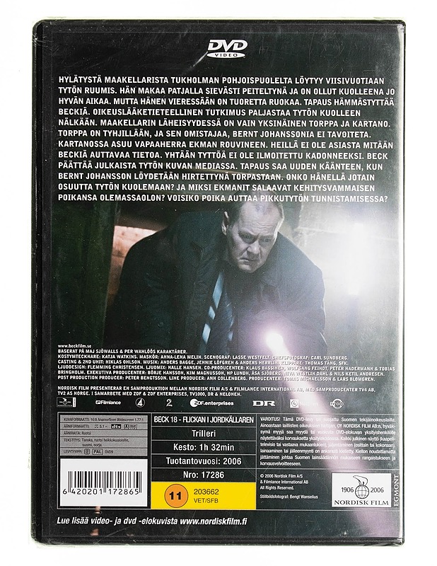 Beck Tyttö maakellarissa DVD - DVD-elokuvat - 10105538115 - 1