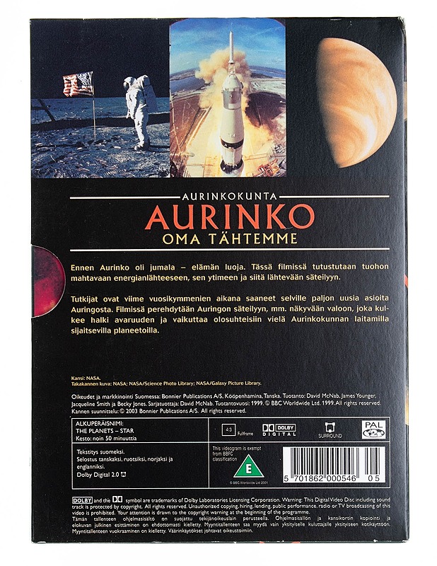 Aurinkokunta Aurinko oma tähtemme DVD - DVD-elokuvat - 10105538129 - 1