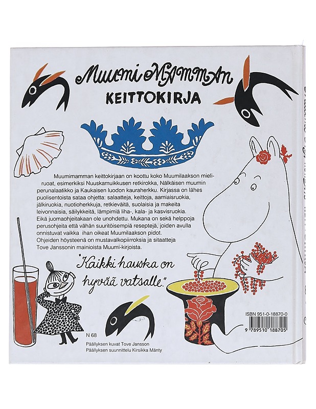 Muumimamman keittokirja - Malila, Sami - Lastenkirjat - 10105538160 - 1