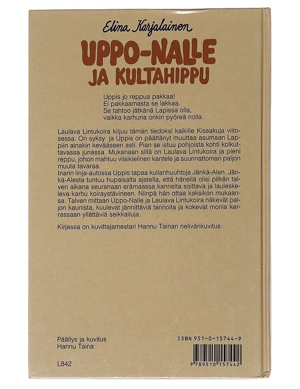 Uppo-Nalle ja kultahippu - Karjalainen, Elina - Lastenkirjat - 10105538185 - 1