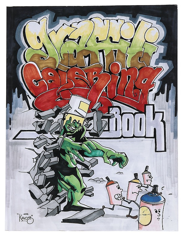 Graffiti Coloring Book - Lastenkirjat - 10105538199 - 0