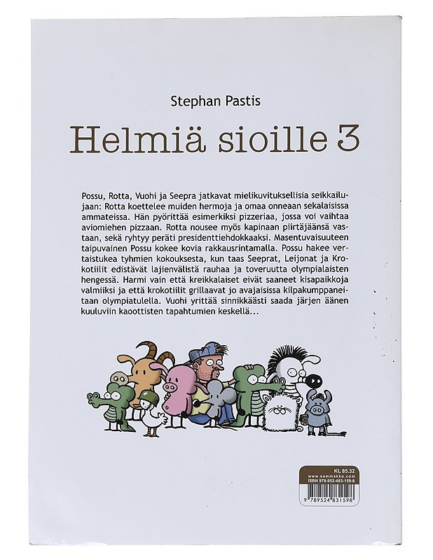 Helmiä sioille 3 - Pastis, Stephan - Sarjakuvat - 10105538211 - 1