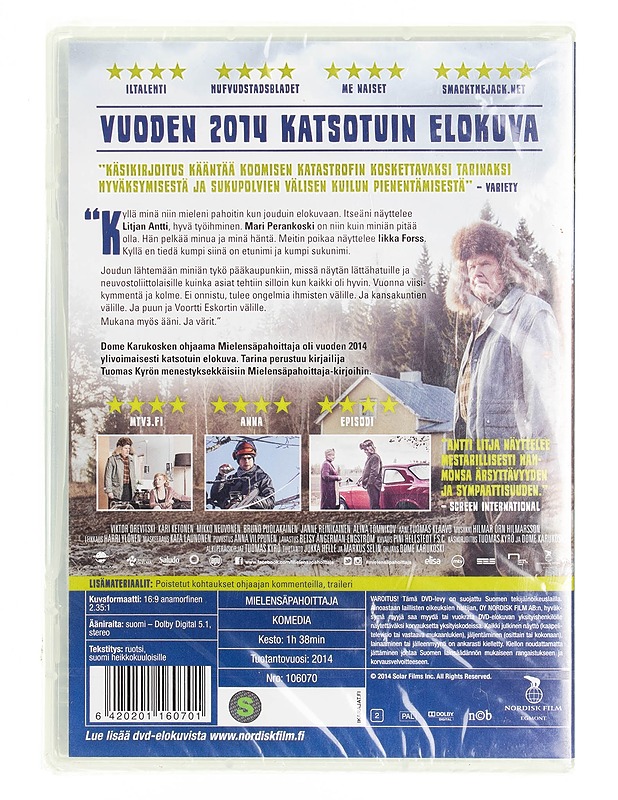 Mielensäpahoittaja - DVD - DVD-elokuvat - 10105538233 - 1