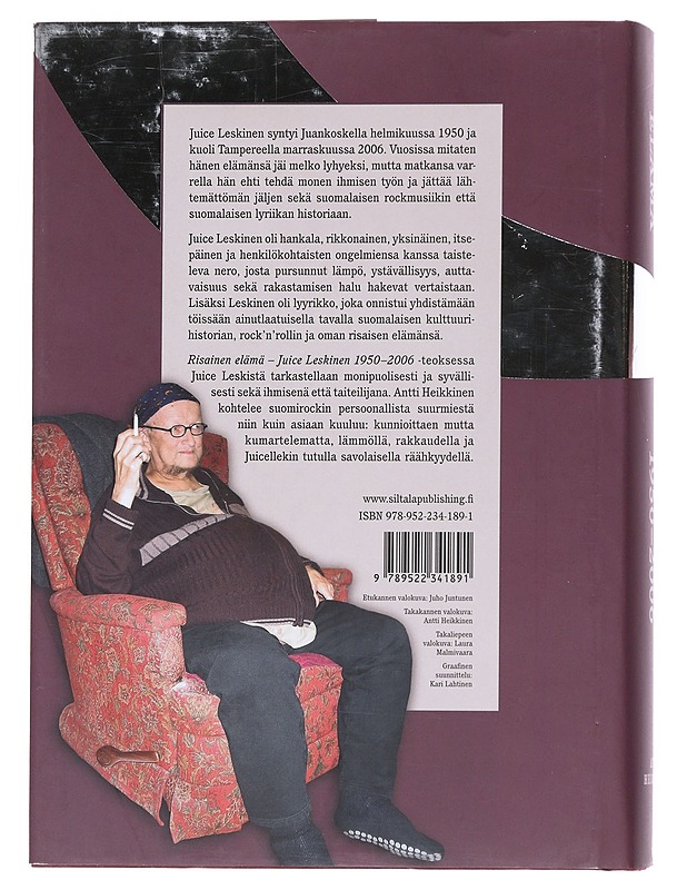 Risainen elämä : Juice Leskinen 1950-2006 - Heikkinen, Antti - Elämäkerrat ja muistelmat - 10105538240 - 1