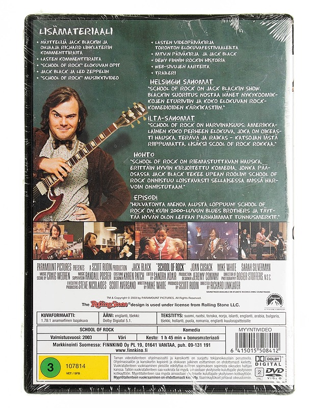 School Of Rock - DVD - DVD-elokuvat - 10105538262 - 1