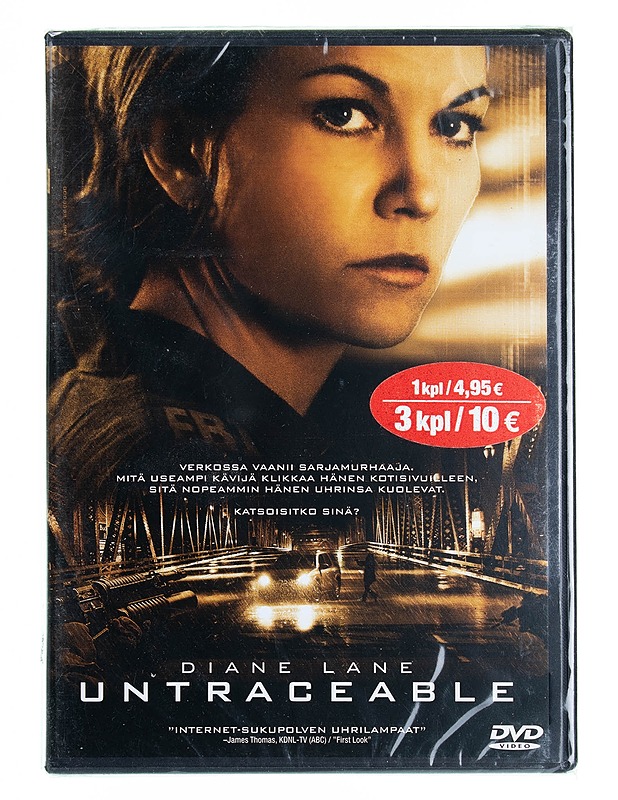 Untraceable - DVD - DVD-elokuvat - 10105538263 - 0