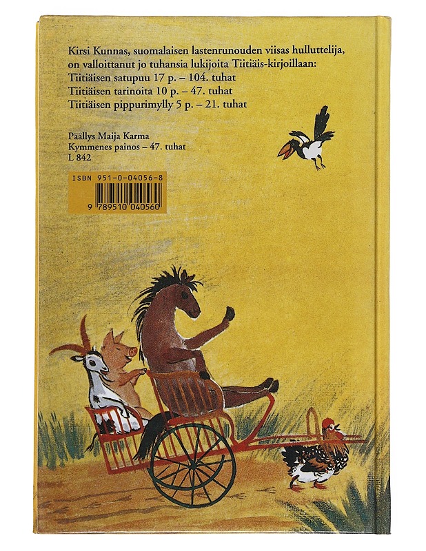 Tiitiäisen tarinoita - Kunnas, Kirsi - Romaanit ja novellit - 10105538271 - 1