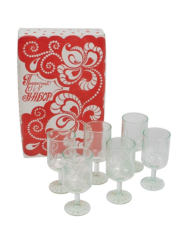 Neuvostoliittolainen retro-lasilahjapakkaus - Lasit - 10105538279 - 0