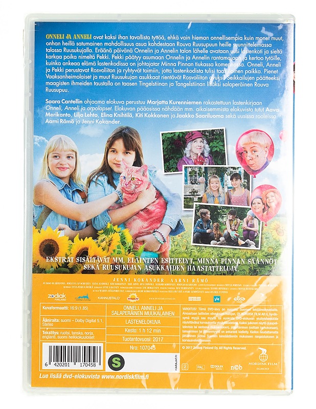 Onneli, Anneli  ja Salaperäinen Muukalainen - DVD - DVD-elokuvat - 10105538298 - 1