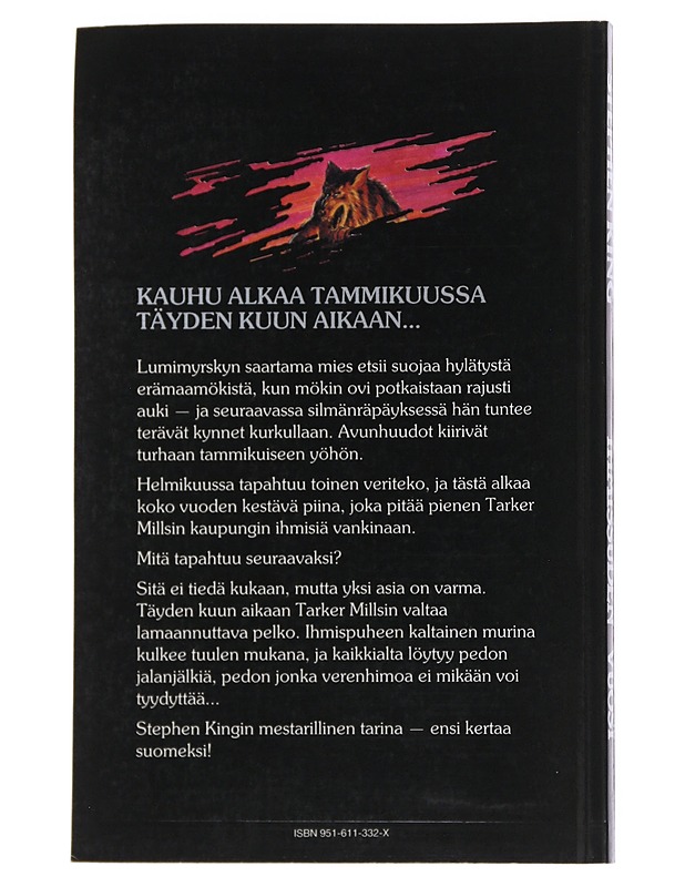 Ihmissuden vuosi - Stephen King - Romaanit ja novellit - 10105538315 - 1