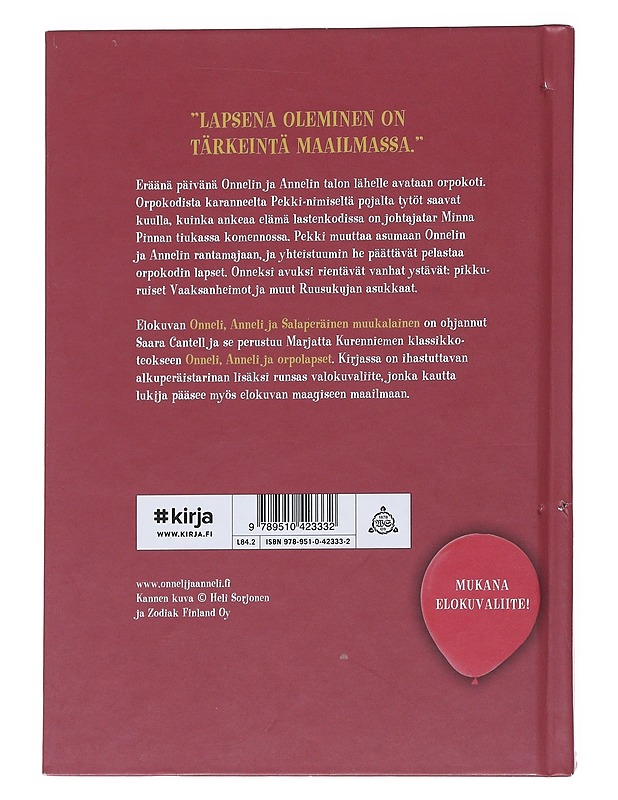 Onneli, Anneli ja salaperäinen muukalainen - Kurenniemi, Marjatta - Lastenkirjat - 10105538317 - 1