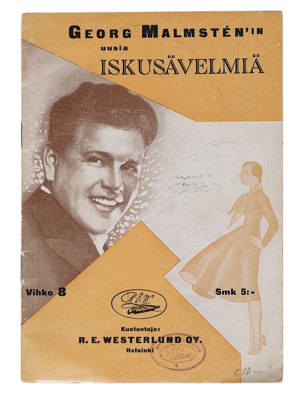 Georg Malmsten'in Uusia Iskusävelmiä - Musiikki- ja elokuvakirjat - 10105538441 - 0