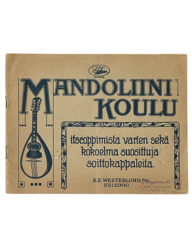 Mandoliinikoulu - Musiikki- ja elokuvakirjat - 10105538446 - 0