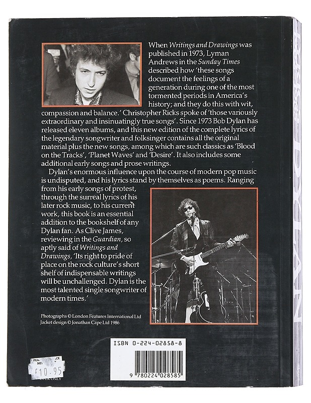 LYRICS, 1962-1985 - DYLAN, BOB - Harrastekirjat - 10105538447 - 1