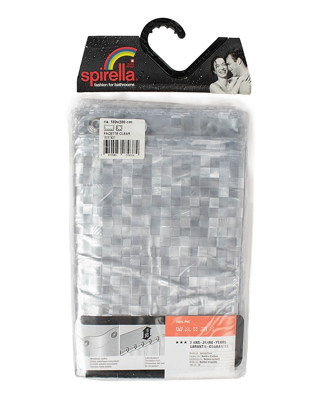 SPIRELLA Facette suihkuverho, 180x200 cm - Verhot ja kapat - 10105538463 - 1