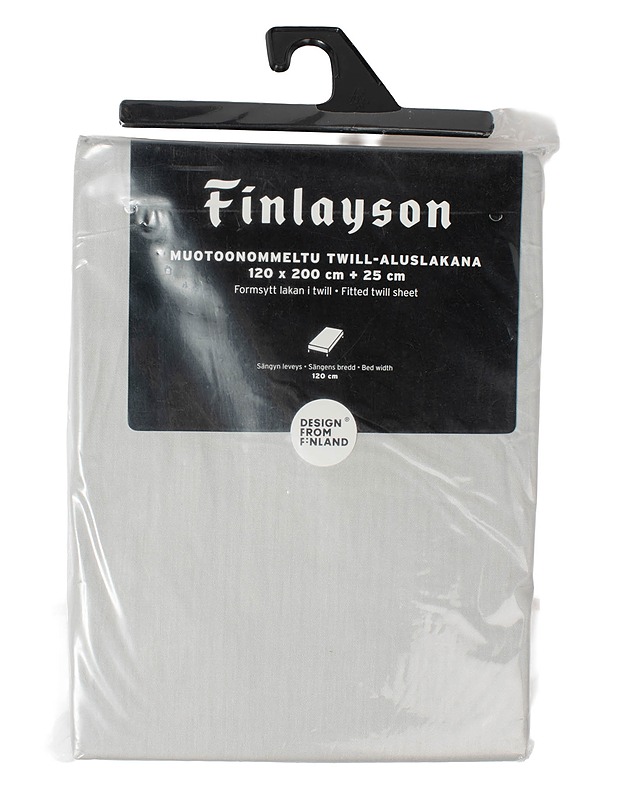 FINLAYSON Twill muotoononmeltu aluslakana, 120x200 cm - Designsuosikit - 10105538470 - 0